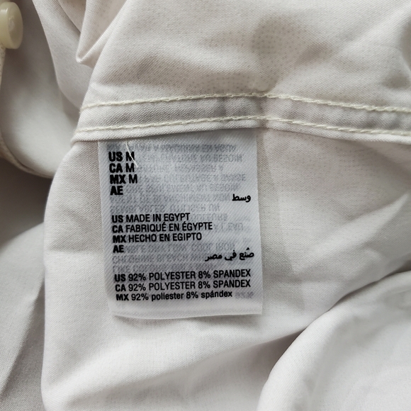 Alfani Men’s Long Sleeve Vanilla Ice Button-Down Shirt. NEW! - Picture 5 of 7